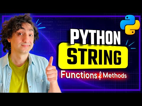 Python String Functions Explained | Text Manipulation & Cleaning | #Python Course 8