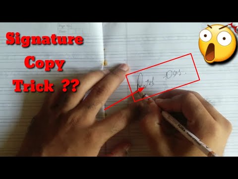 How to copy a Signature