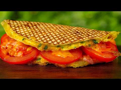 No oven required! Just place eggs on a tortilla! Better than pizza and super easy.