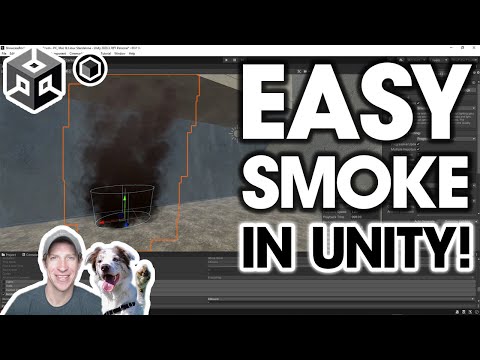 How to Create SMOKE with Particles in Unity!