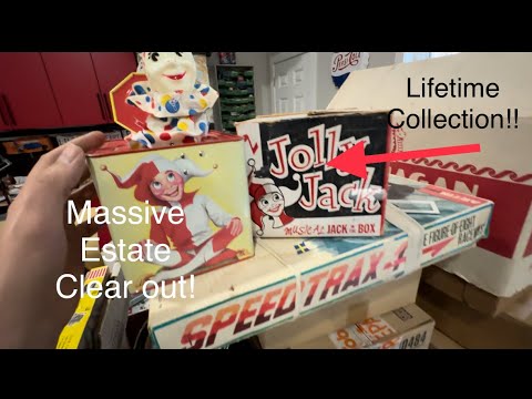 Lifetime collection in one day! I buy a BIG estate collection what will I find?