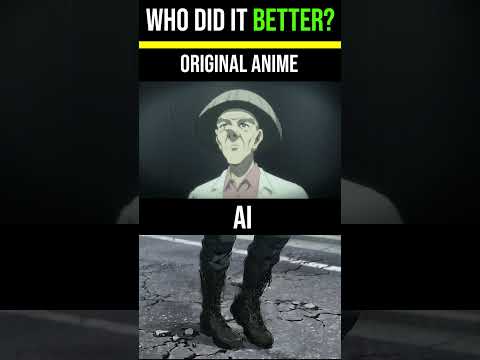 AI vs Anime: Genos edition #onepunchman #comparison #ai