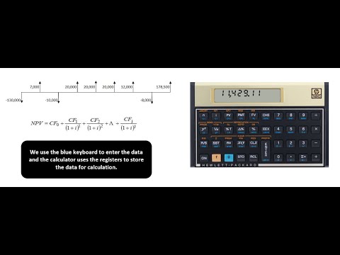 Net Present Value for Uneven Cash Flows with the HP-12C