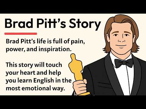 Brad Pitt s Inspiring Story Learn English Through Story Level 2 English Listening Practice