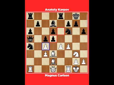 Magnus Carlsen vs Anatoly Karpov √ World Blitz Moscow Russia 2009.