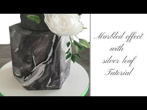 Marble Wedding Cake PART 1 - How to make MARBLED EFFECT | by Ilona Deakin at Tiers Of Happiness