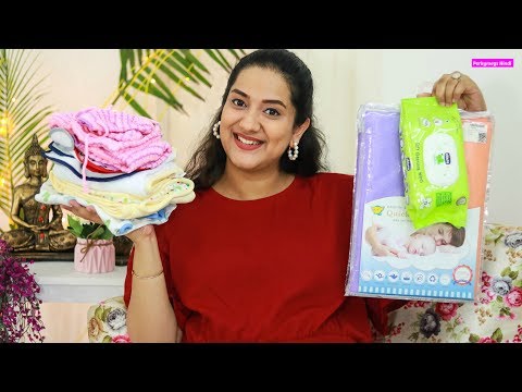 Hospital Bag में Baby के लिए क्या क्या Pack करें for delivery | What's in My Hospital Bag