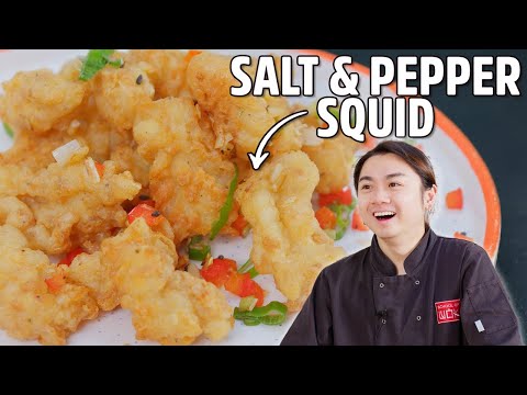 How to Make Crispy Salt & Pepper Squid at Home | Easy Chinese Recipe