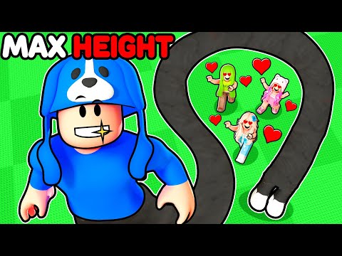 Every Second my LEGS GROW TO RIZZ GIRLS in Roblox...