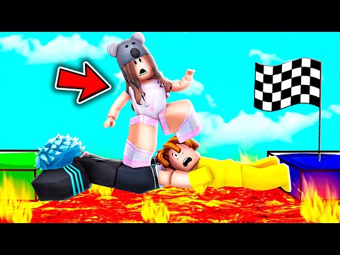 We BEAT 3 Player OBBY Teamwork in Roblox!