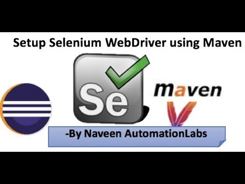 Write your first Selenium WebDriver code using Maven - POM Dependency