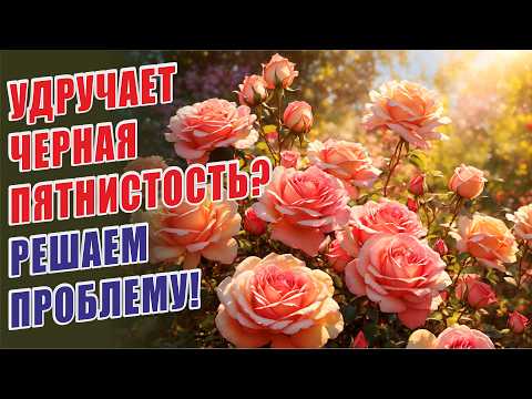 ЧЁРНАЯ ПЯТНИСТОСТЬ РОЗ. КОГДА, КАК И ЧЕМ ЛЕЧИТЬ ЧЁРНУЮ ПЯТНИСТОСТЬ. БОЛЕЗНИ РОЗ. ОБРАБОТКИ РОЗ.