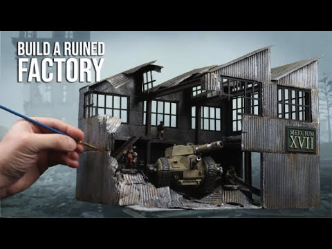 Realistic 40k Terrain - Ruined Factory Tutorial