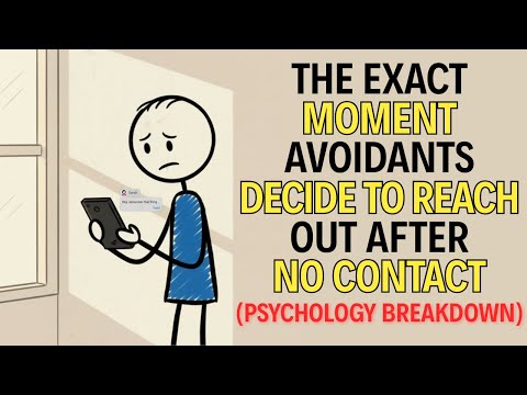 The EXACT Moment Avoidants Decides To Reach Out After No Contact ( Psychology Breakdown)| Carl Jung