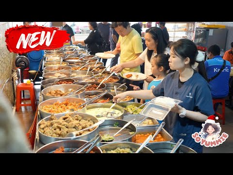 Incredible! 70 Dishes, 2 Chefs, Father & Son With Their Kindest Mother Boss  -Malaysia Street Food