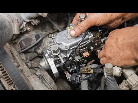 TOYOTA HILUX DIESEL PUMP REPAIR - Easy way to connect a 1KZ diesel pump to the engine