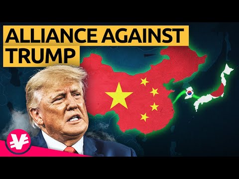 HISTORIC alliance against the USA: Japan, China and Korea corner TRUMP | @visualeconomiken
