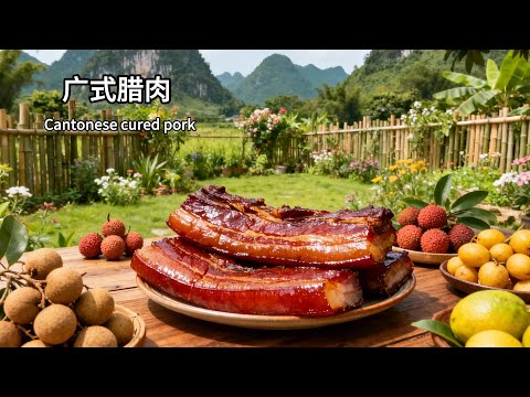 Authentic Cantonese Bacon Recipe — From Marination to Drying, So Flavorful! #ChineseFood #Cooking