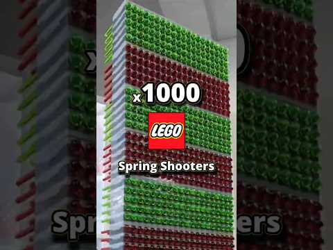 Launching 1000 Lego Spring Shooters