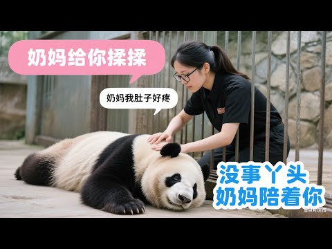 【可愛熊貓】無論看多少遍，都會被這一幕感動到，我們從來不缺好的飼養員！