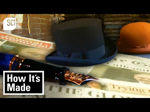 Top Hats, Newspapers, Fountain Pens & More for Presidents’ Day! | How It’s Made | Science Channel