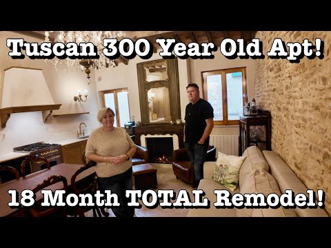 We Bought an Abandoned Tuscan Apt and Turned it into a Dream Retreat! See Our Before/After Journey!