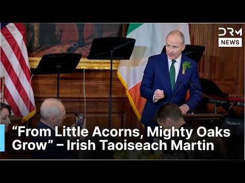 Powerful Speech: Irish Taoiseach Micheál Martin Speaks at US Capitol St. Patrick’s Event | AC1F