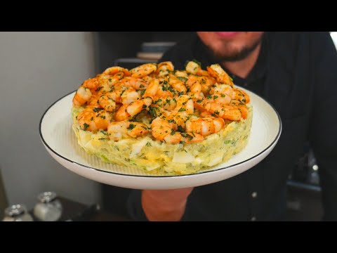 Shrimp salad for the New Year - the hit of the season on the festive table!