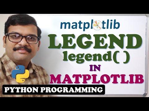 LEGEND FUNCTION IN MATPLOTLIB || PYTHON PROGRAMMING
