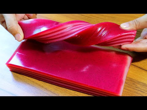 Pitaya and water-chestnut cake practice: the formula proportion is detailed, soft and chewy