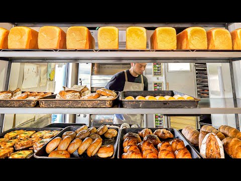 Amazing Bread Making Skills ! 2days in the Life of a Japanese Bakery Using Koji Sourdough Starter
