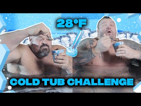 EXTREME COLD TUB ICE CREAM CHALLENGE WITH EDDIE HALL