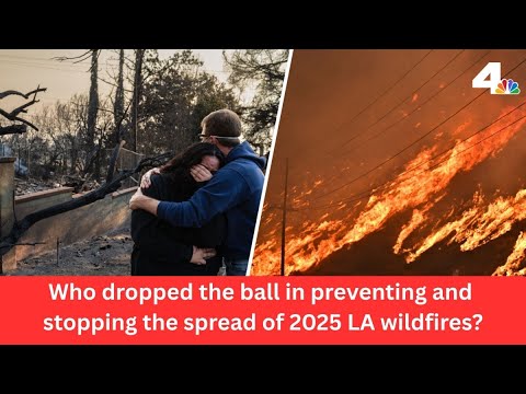 Who dropped the ball in preventing and stopping LA wildfires?