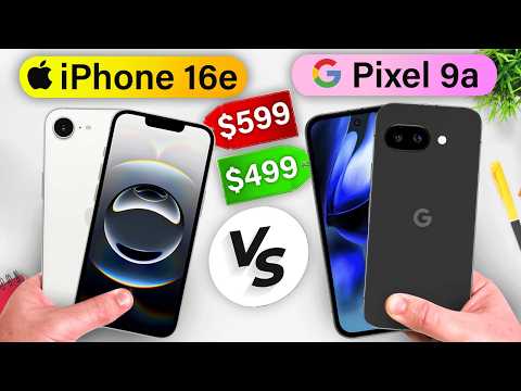 iPhone 16e vs Pixel 9a Review - CAMERA, BATTERY LIFE & BENCHMARK TESTS!