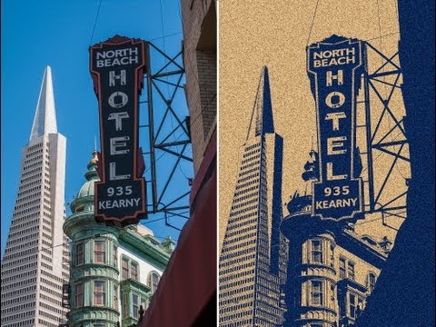 Photoshop - Color Threshold Art Effect