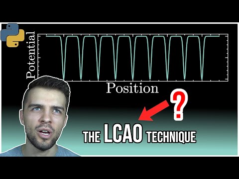 Linear Combination of Atomic Orbitals (LCAO) in Python