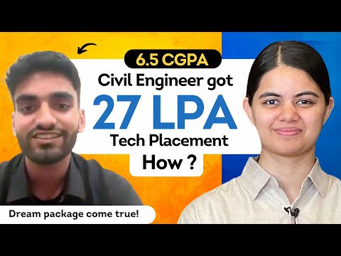 How this Core branch student with just 6.5 CGPA got 27 lakhs Tech Placement at JusPay?
