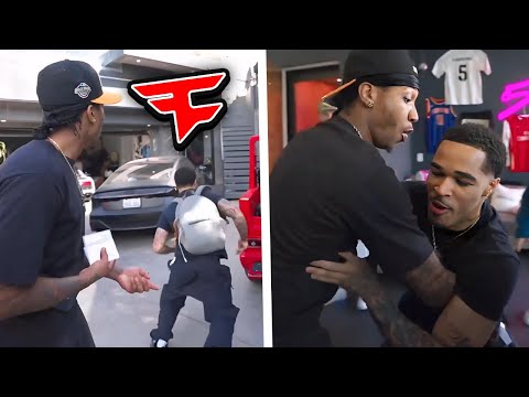 FaZe FIGHT After Max Steals Silky's Kobe Card..