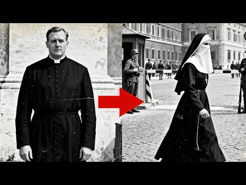 他穿着德军制服走过检查站，穿着修女袍溜进盖世太保包围圈