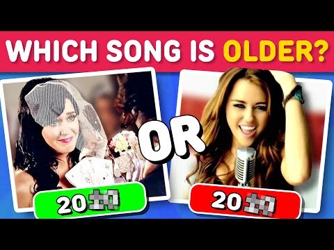 WHICH SONG IS OLDER? 🎵 | Song Quiz