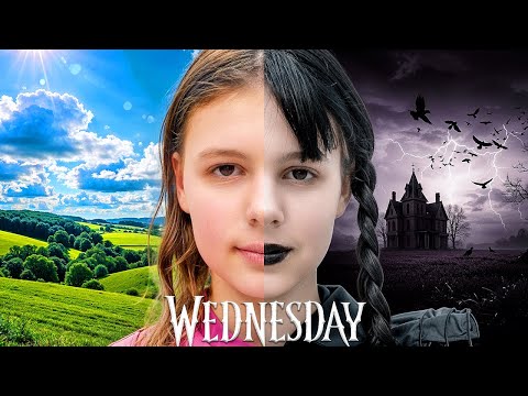Maria muuttuu Wednesday Addamsiksi