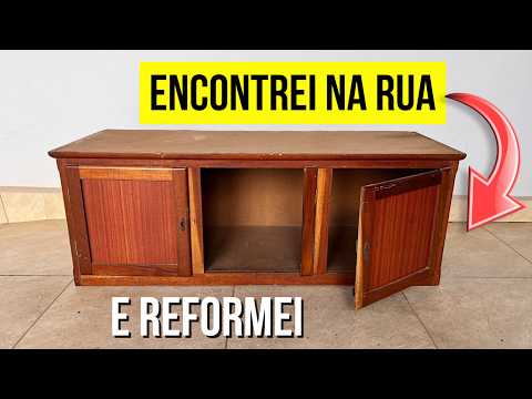 I transformed this OLD CABINET I found and YOU WON'T BELIEVE THE RESULTS! FROM TRASH TO LUXURY