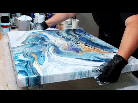 My Biggest Open Cup Pour Yet! Going Bigger Series 24" x 30"
