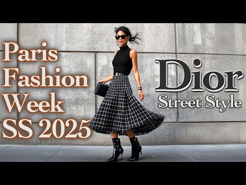 DIOR 🇫🇷 Street Style Spring-Summer 2025 Paris Fashion Week. Street Style Kings & Queens of Paris