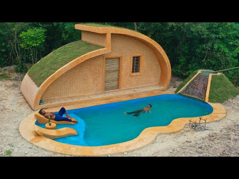 90days Building Luxury Dream Underground House And Underground Swimming Pool