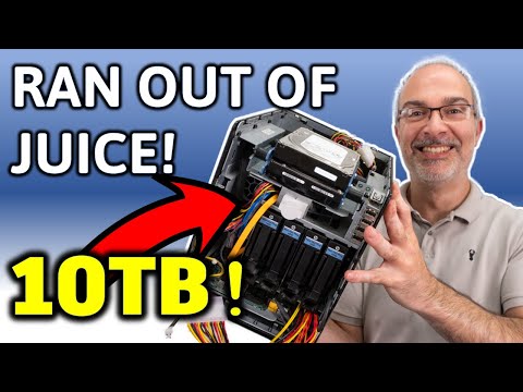 I upgraded my NAS to 10TB and things didn't work out as planned...