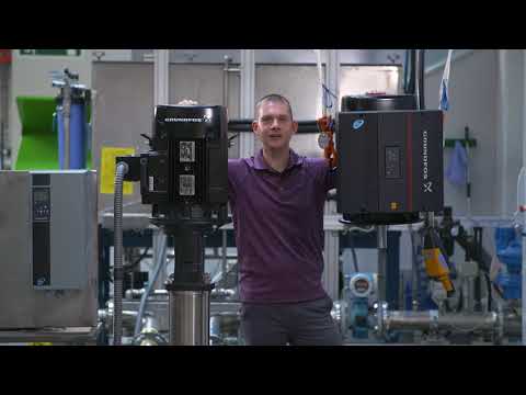 Grundfos CR Pump with External VFD v/s Grundfos CRE with MGE motor