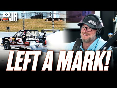 The Dale Truck's Burnout Marks Could Be Seen On TV At Talladega