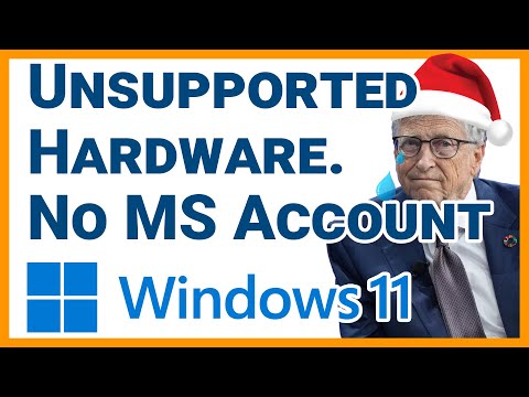 Clean Install Windows 11 on Unsupported Hardware (No TPM 2.0)  with No Microsoft Account