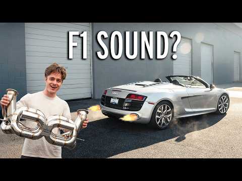 Valvetronic Exhaust Turns My Gated R8 V10 into an F1 Car